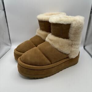 UGG Classic Chillapeak Women's 8 Chestnut NWOB 1144046 Sheepskin Boots